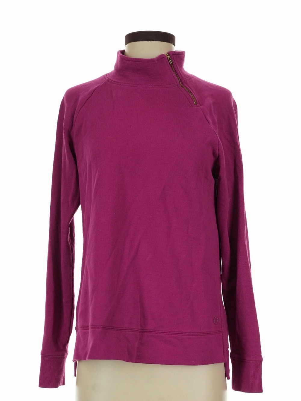 Lilly Pulitzer Luxletic asymmetrical Half-Zip Mock Neck Pullover. - Picture 4 of 5